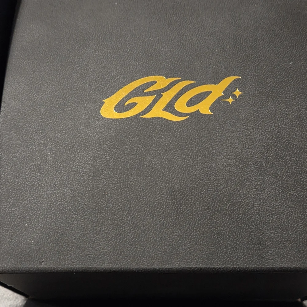 GLD Gold Iced Out 42MM Fully Iced Alpha Era® w/Diamond Prong Link Band /Red Face
